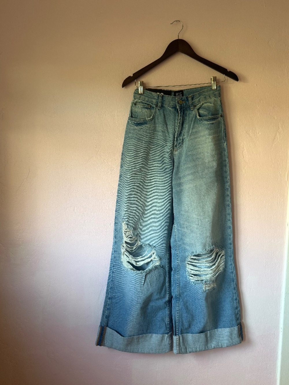 BDG Distressed Baggy Skater Jeans